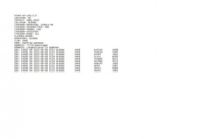 nur data auch bei Lotw. Unterscheidet nicht FT8 und FT4